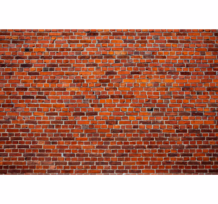 Fotobehang bakstenen rustiek baksteenmotief - TenStickers