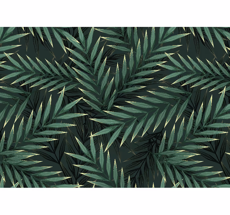 Foto behang natuur levendig smaragdgroen loof - TenStickers