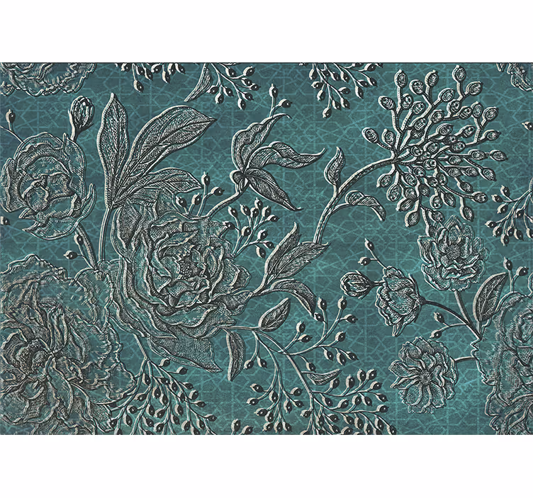 Fotobehang bloemen verfijnd bloemmotief - TenStickers