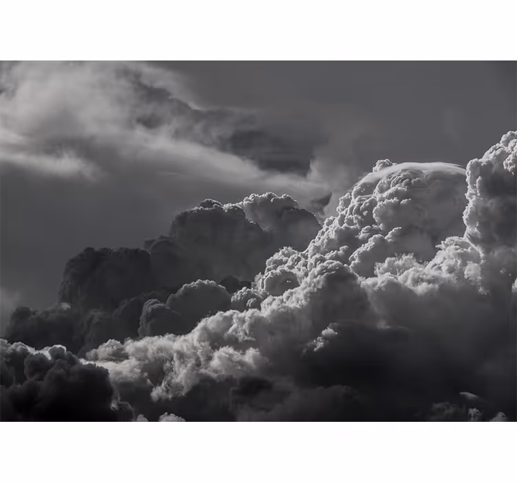 Fotobehang lucht dramatische wolkenformatie - TenStickers