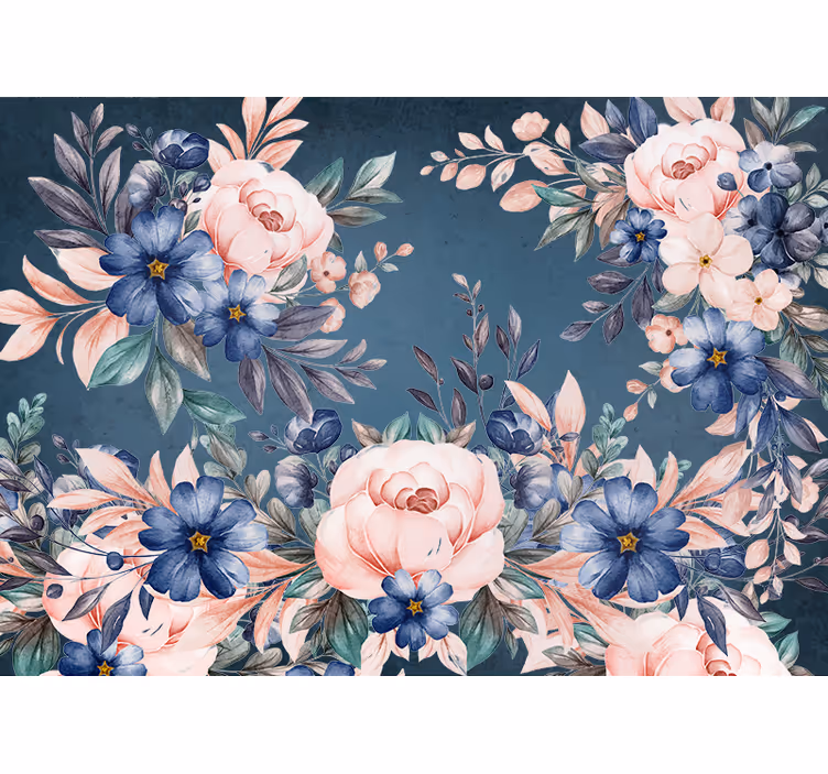 Fotobehang bloemen romantische bloemenarrangementen - TenStickers