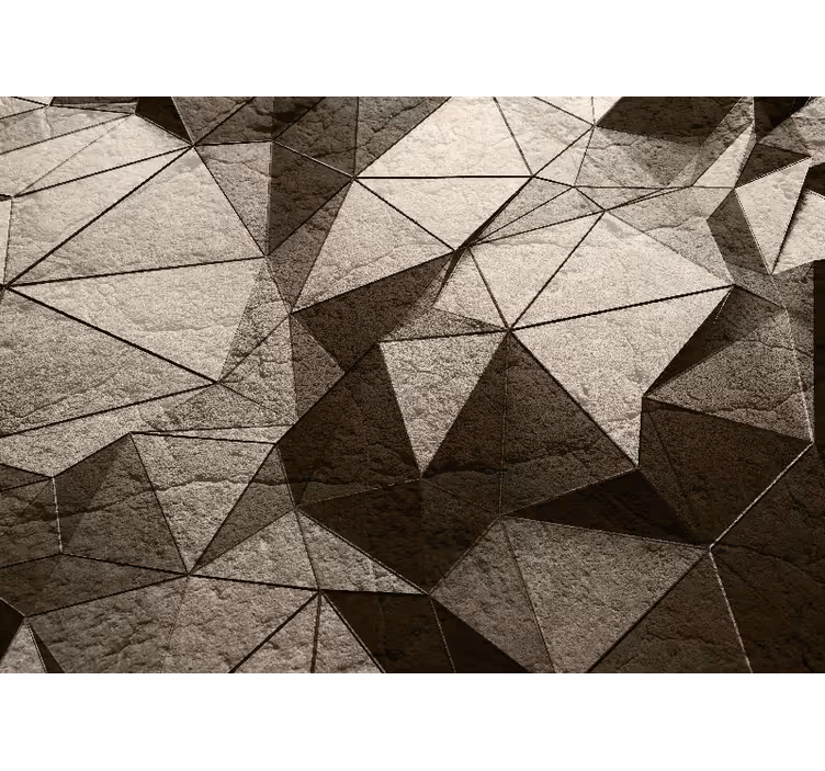 Fotobehang lijnen geometrische compositie idee - TenStickers