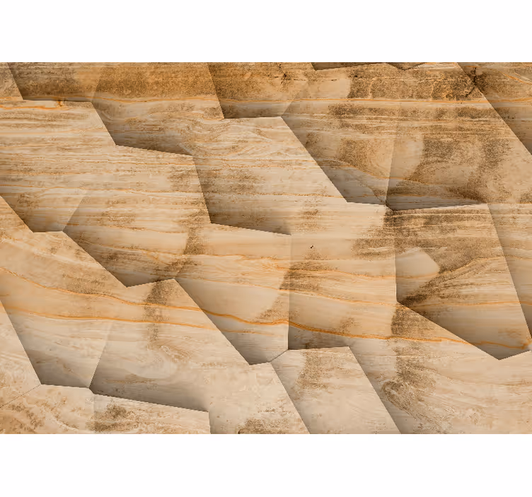 Fotobehang ander print geometrische steenpatronen - TenStickers