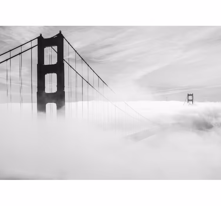 Fotobehang steden en landen golden gate uitbreiding - TenStickers