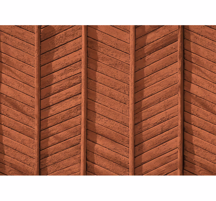 Fotobehang stenen rustiek hout motief - TenStickers