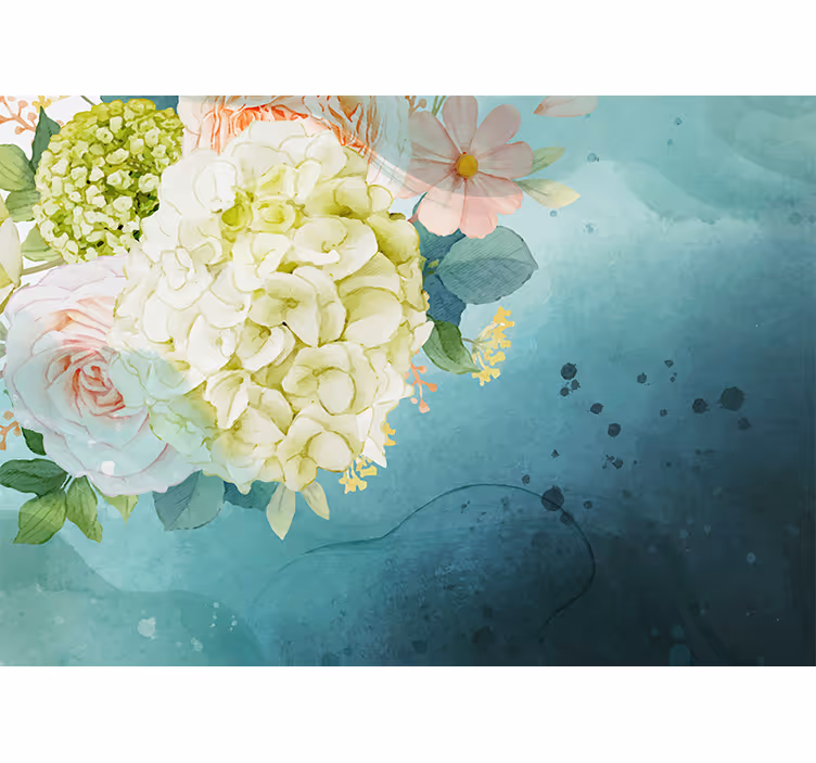 Fotobehang bloemen bloemenboeket arrangement - TenStickers