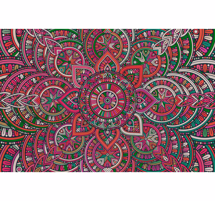 Mandala boho stijl fotobehang - TenStickers