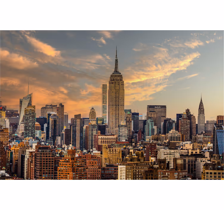 Nieuwe Yorkse skyline Bedrijfsfotobehang - TenStickers