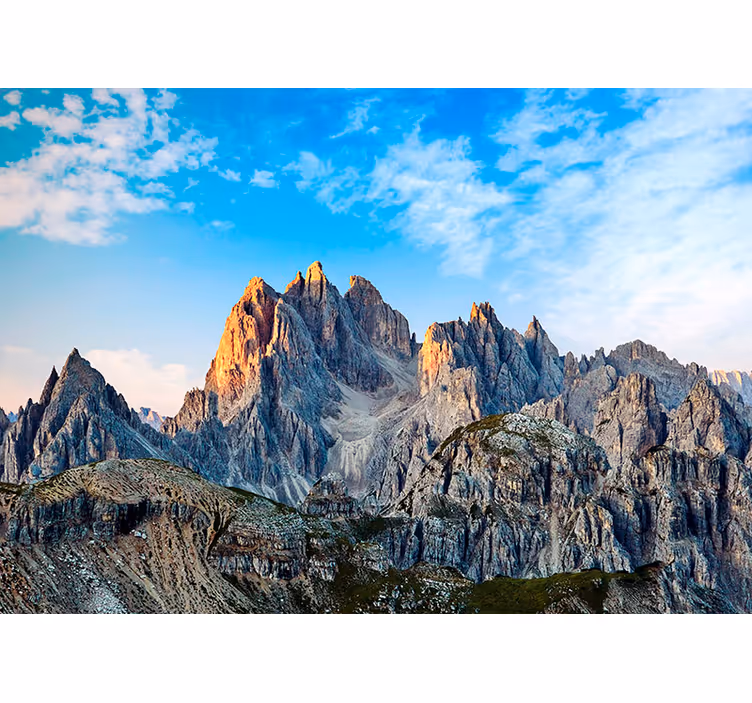 Bergachtig uitzicht fotobehang landschap - TenStickers