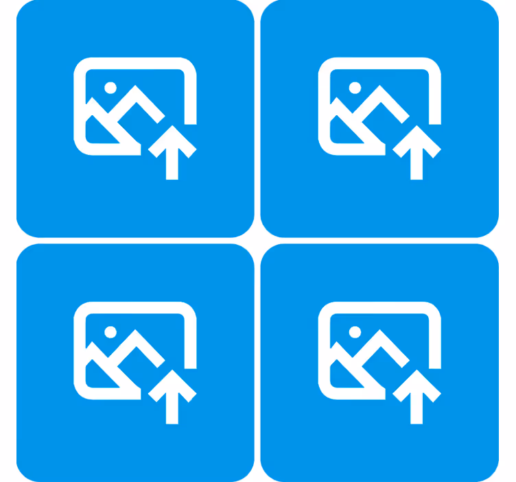 Gepersonaliseerde onderzetters Gepersonaliseerde familiefoto - TenStickers