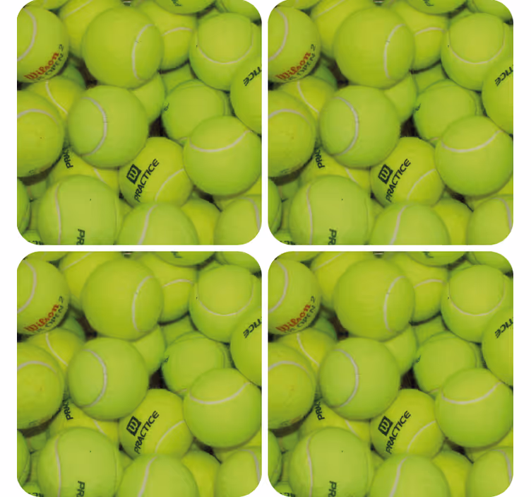 Moderne onderzetters Tennisballen - TenStickers