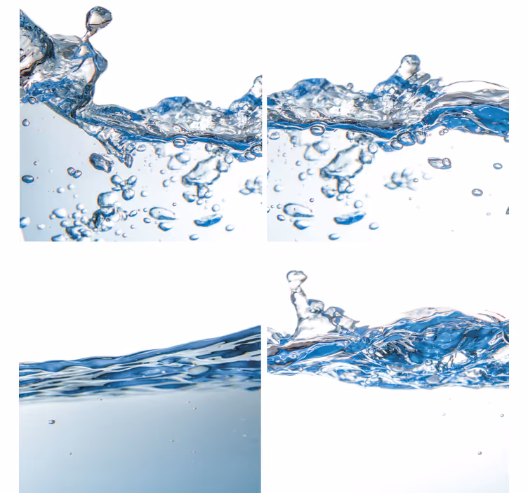 Onderzetters water design - TenStickers