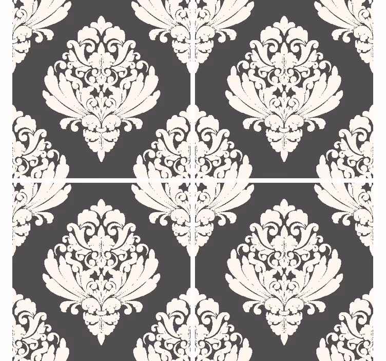 Onderzetters met een ornate pattern surface - TenStickers