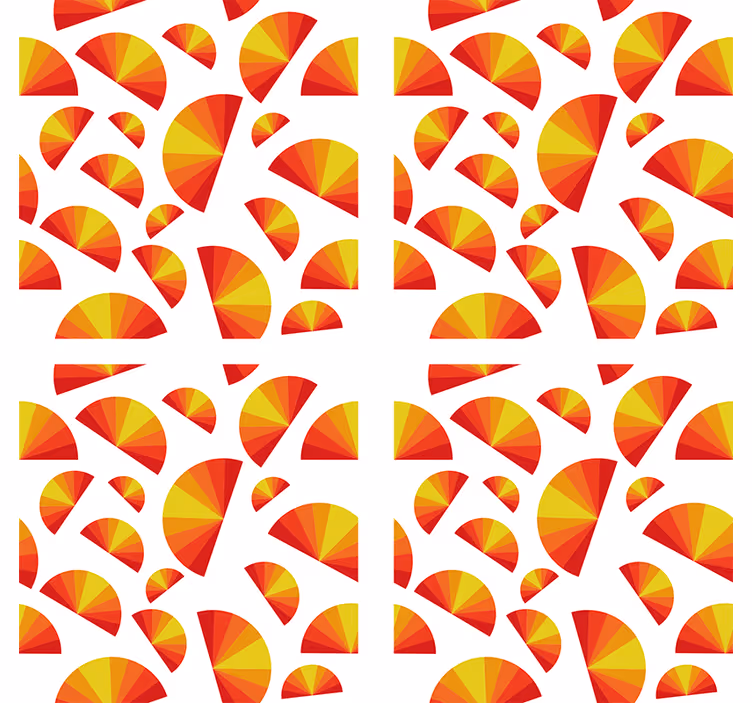 Onderzetters geometrische fanfarepatronen - TenStickers