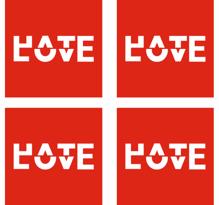 Citaat onderzetters bold typografie uitdrukking - TenStickers