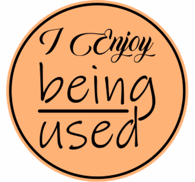 Citaat onderzetters geniet van het gebruik - TenStickers