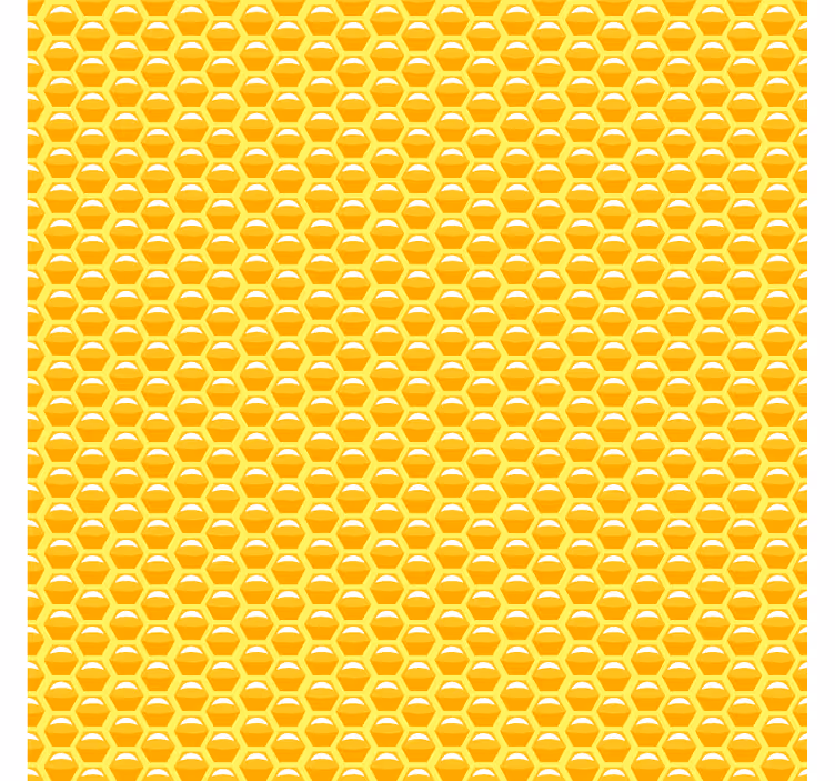 Bier onderzetters honingraatpatroon oppervlak - TenStickers