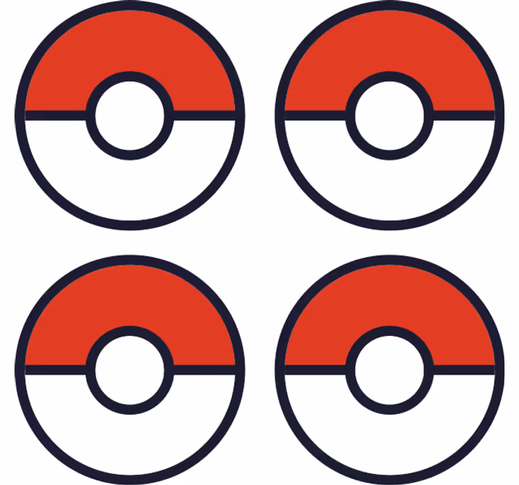 Enge onderzetters met iconisch rond logo - TenStickers