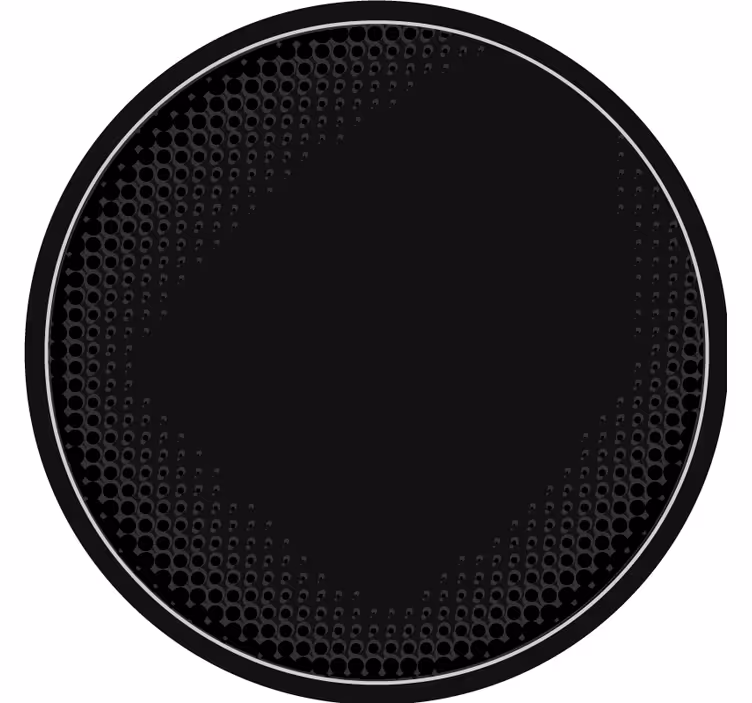 Bier onderzetters met gestructureerd rond oppervlak - TenStickers