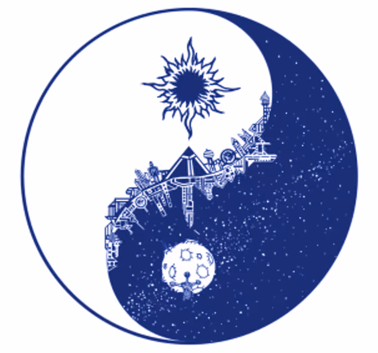 Bier onderzetters hemelse kosmische scène - TenStickers