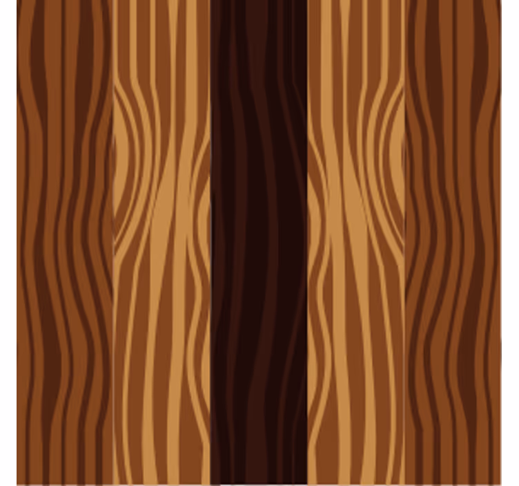 Onderzetters natuurlijke houten nerf - TenStickers