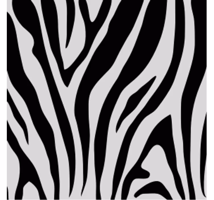 Onderzetters zebra strepenpatroon - TenStickers