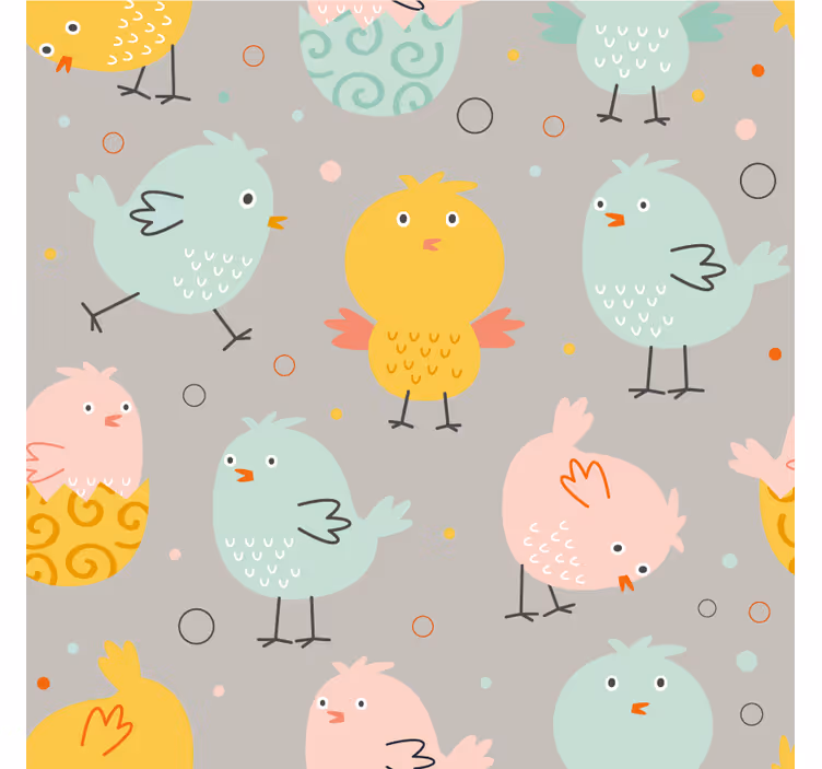 Enge onderzetters met kleurrijke vogels - TenStickers