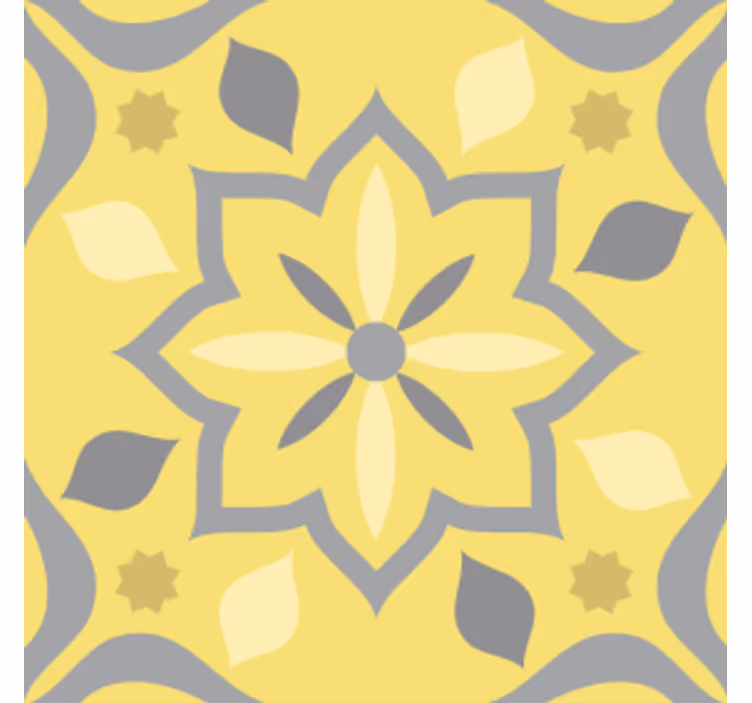 Onderzetters bruiloft bloemenprint ontwerp - TenStickers