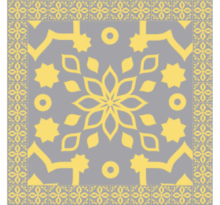 Onderzetters intricate botanische component - TenStickers