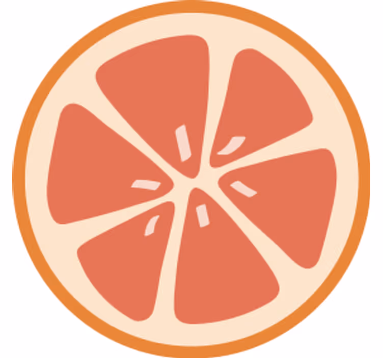 Bier onderzetters met citrusvruchtenschijfpatronen - TenStickers
