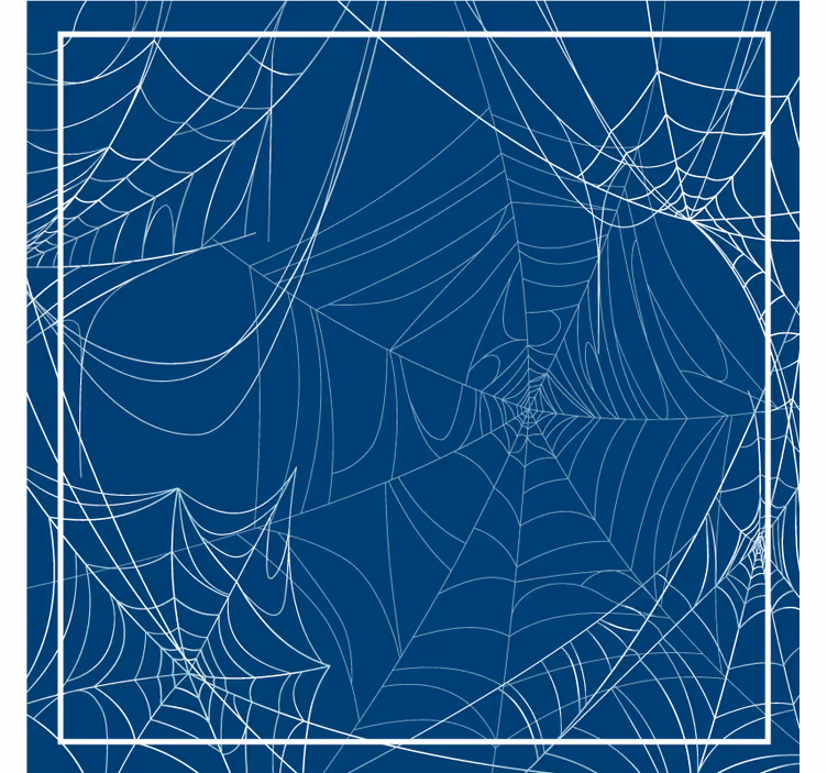 Ingewikkeld webpatroon Halloween onderzetters - TenStickers