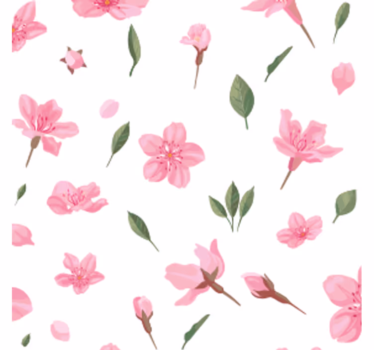 Bier onderzetters met bloemenmotief - TenStickers