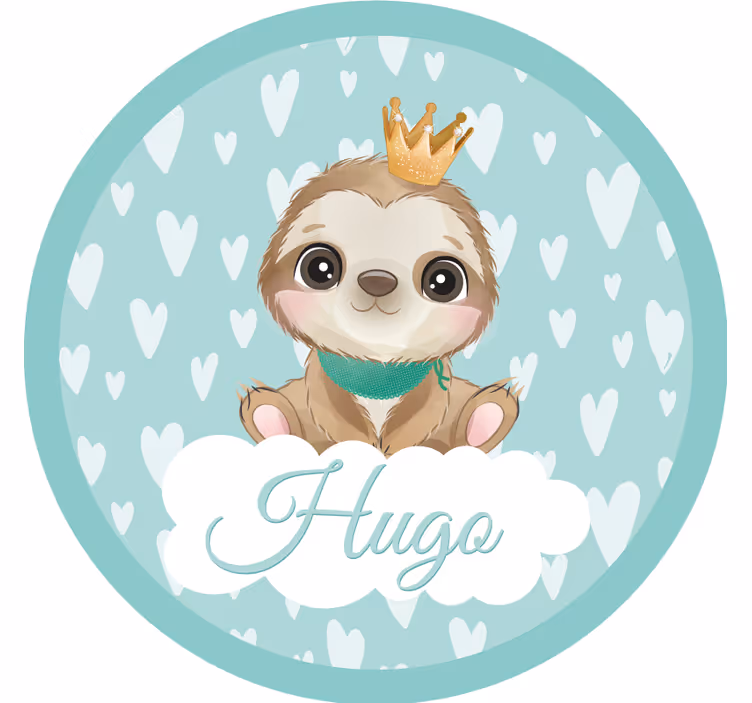 Enge onderzetters schattig luiaard karakter - TenStickers