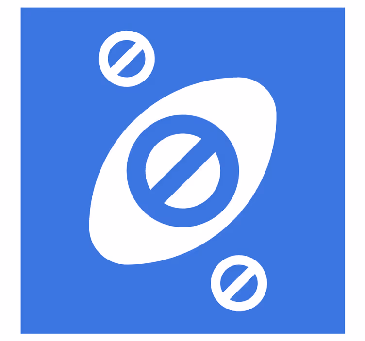 Bier onderzetters abstract blauwe vormen - TenStickers