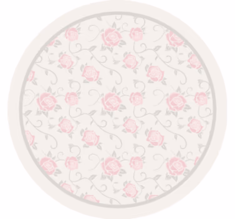Vintage onderzetters met bloemenpatroon - TenStickers