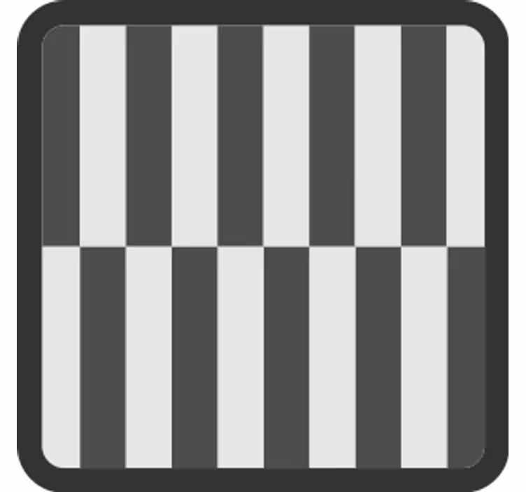 Onderzetters gestreept oppervlakpatroon - TenStickers
