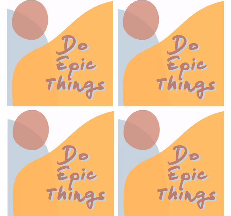 Citaat onderzetters inspirerende boodschap ontwerp - TenStickers
