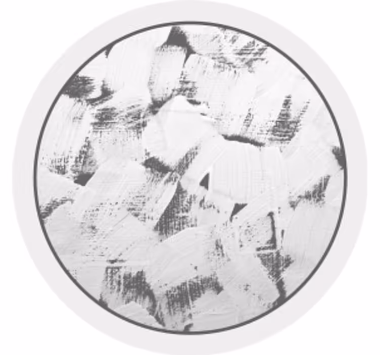 Onderzetters abstracte monochrome penseelstreken - TenStickers