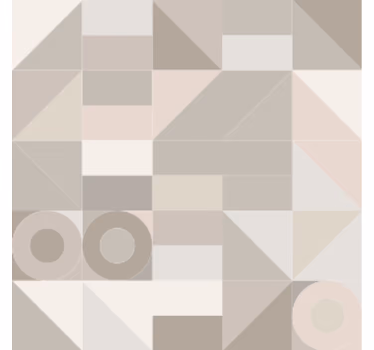 Onderzetters geometrische neutrale patronen - TenStickers