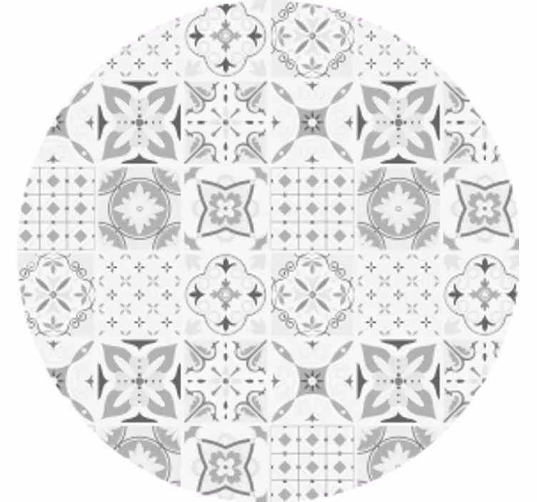 Onderzetters geometrische bloemarrangementen - TenStickers