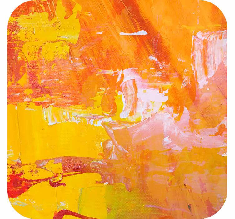 Bier onderzetters levendige abstracte spatten - TenStickers