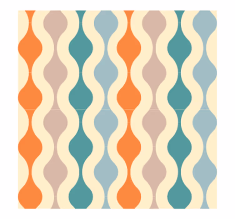 Moderne onderzetters pastelkleurig - TenStickers