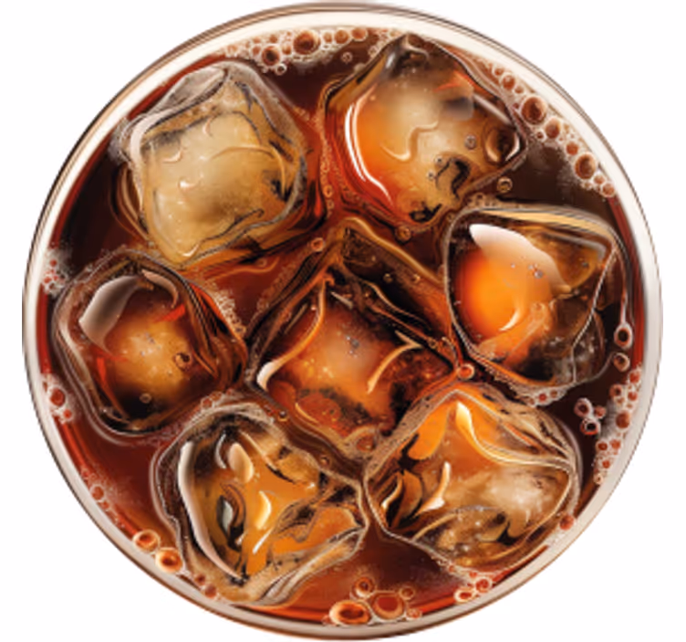 Cola drankje andere onderzetter - TenStickers