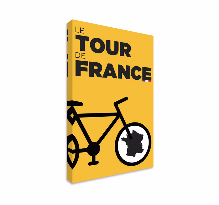 tour canvas schilderij sporten - TenStickers