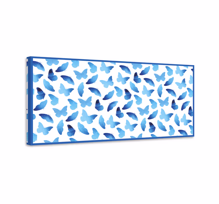 Canvas schilderij vlinder geschilderde vlinders - TenStickers