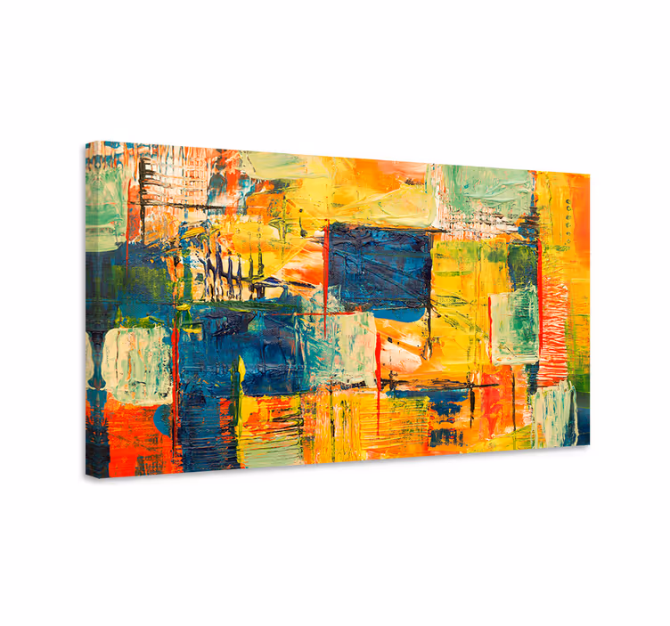 Canvas schilderijen moderne mozaïek - TenStickers