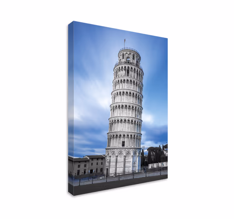Toren van pisa Canvas schilderij landen en steden - TenStickers