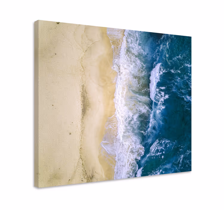 Canvas schilderij marine oceaangolf sereniteit - TenStickers