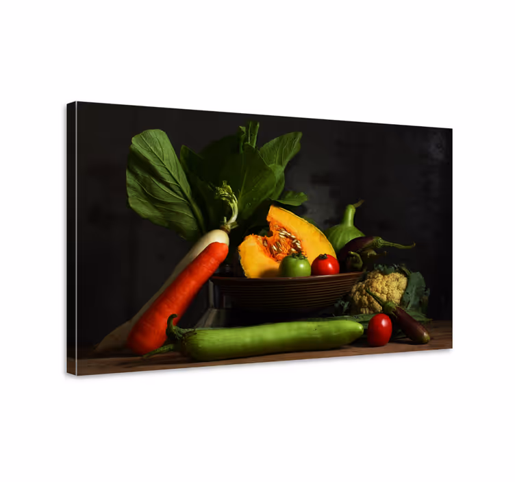 Canvas schilderij voor keuken Eten - TenStickers