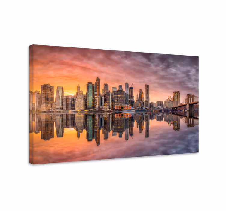 Canvas schilderij landen en steden New york stad - TenStickers